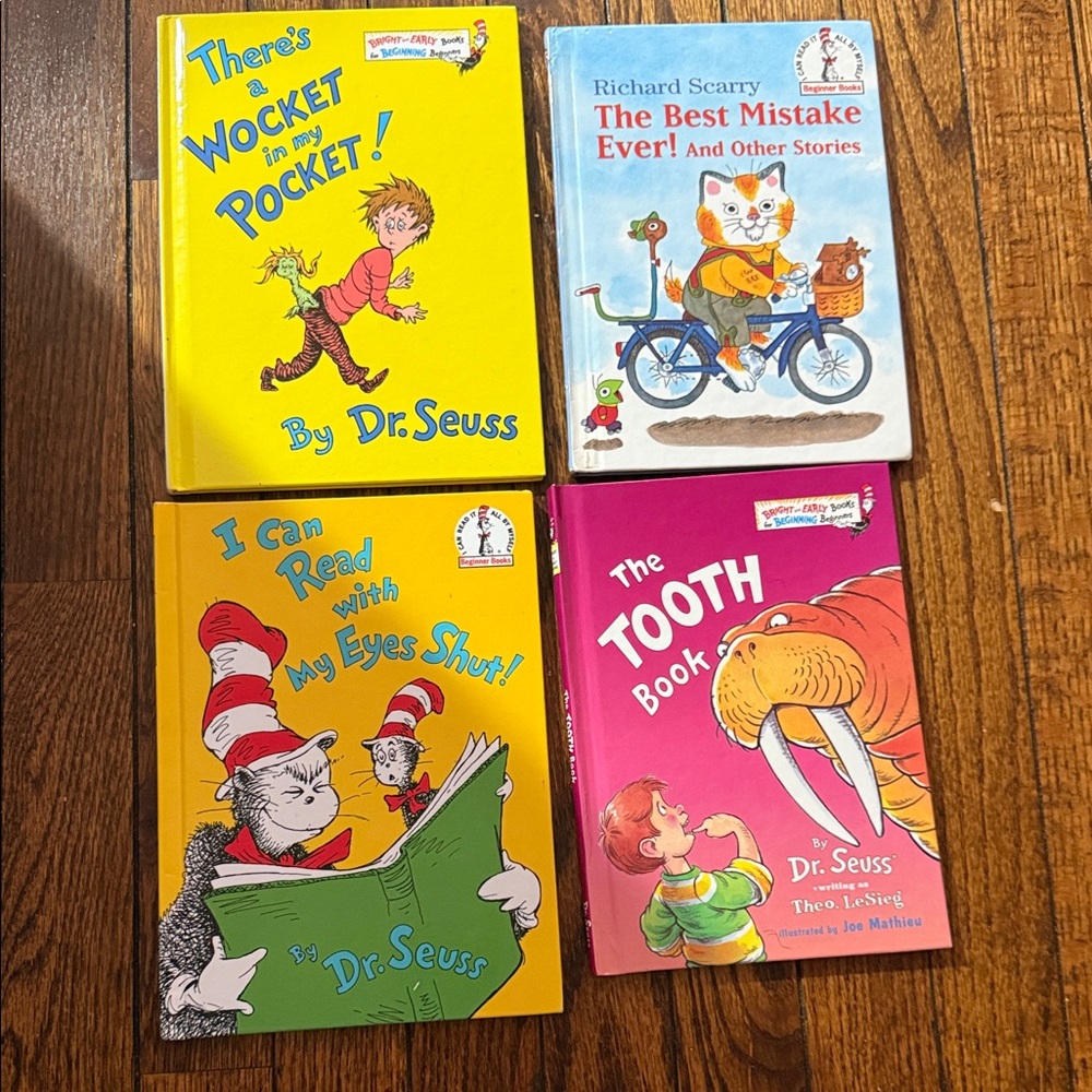 Dr. Seuss Book Collection - Yellow, Red, Blue Covers